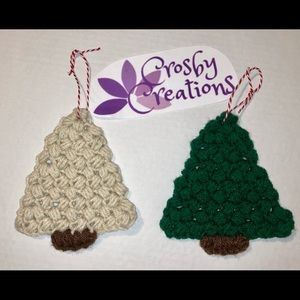 Crochet Tree Tags or ornament